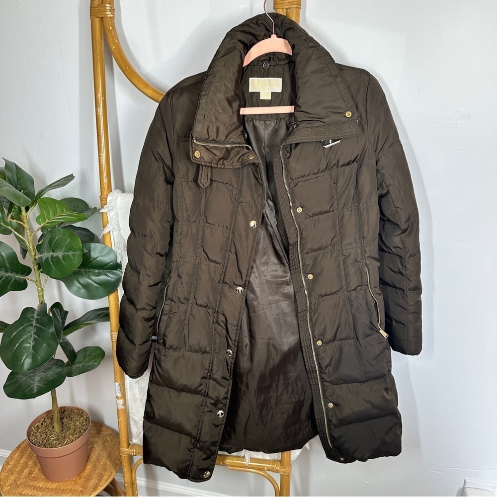 Michael Michael Kors Brown Puffer Jacket sz S